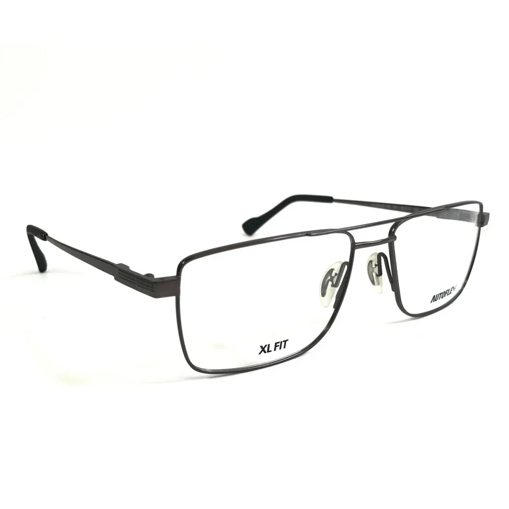 Autoflex by Flexon Eyeglasses Frames 109 033 Gunmetal Gray Full Rim 58-17-150